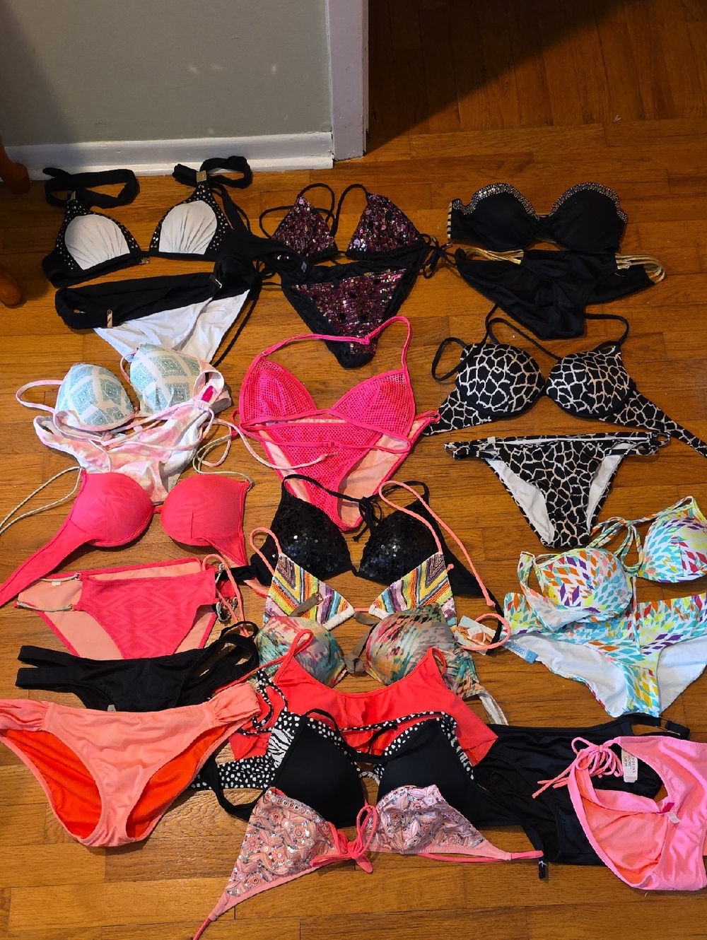 Victoria Secret Women’s Bikini Lot - Multicolor Swimwear Set